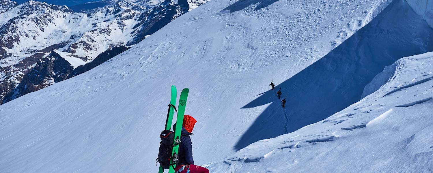 Le Défi: Grand Combin in den Walliser Alpen in der Schweiz