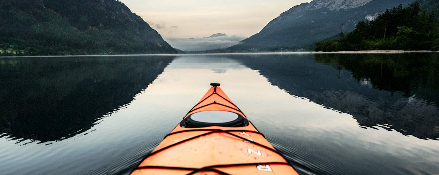 Seekajak am Grundlsee
