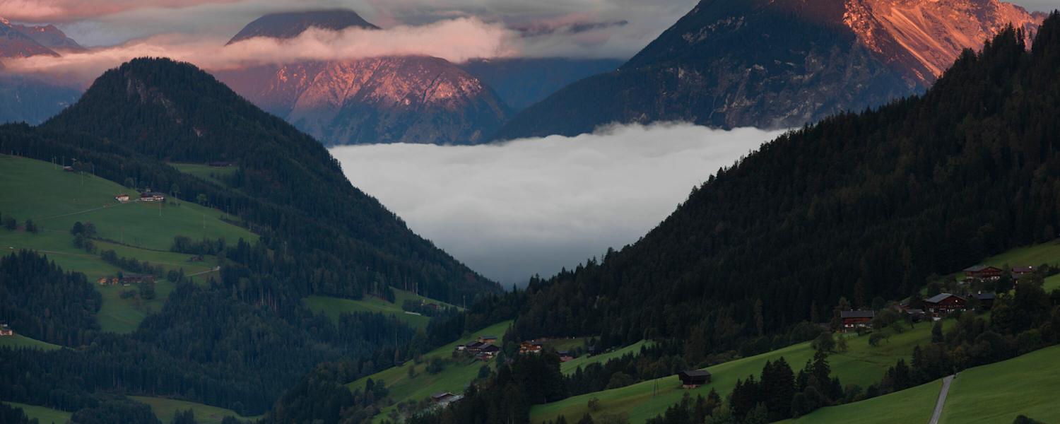 Alpbachtal am Morgen