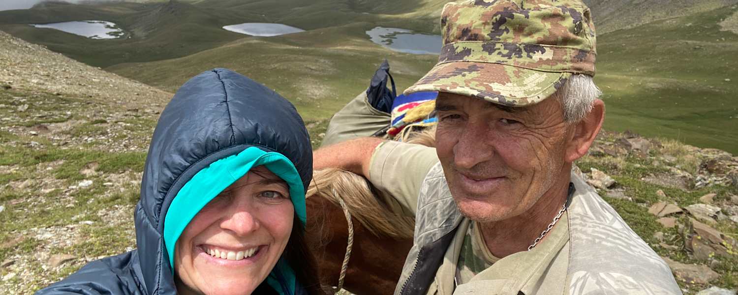 Ana Zirner im Kaukasus