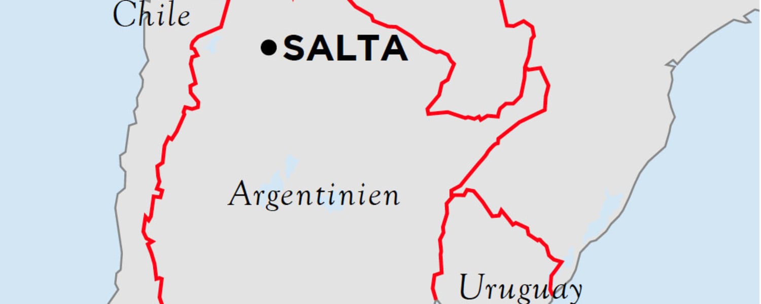 Argentinien Map