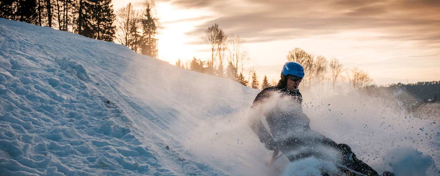 Rodeln im Skigebiet Atzmännig