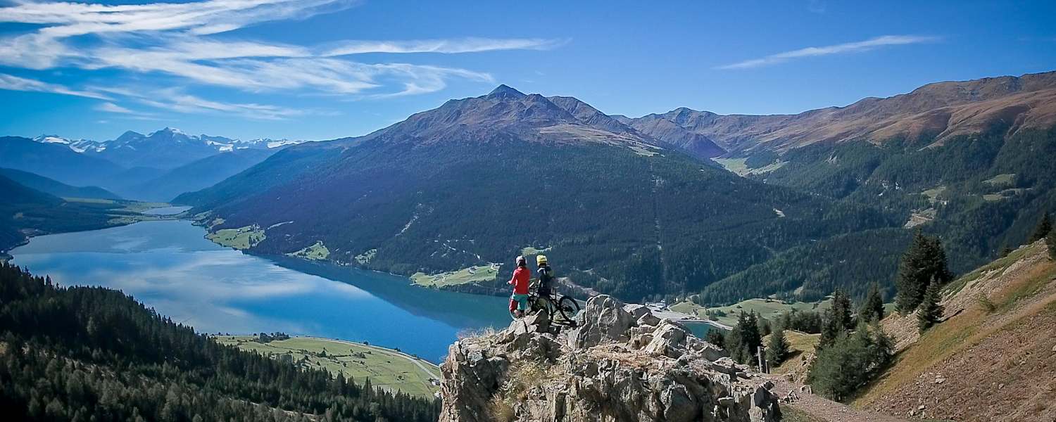 Just Be Mountainbike Bergwelten Reschensee Südtirol