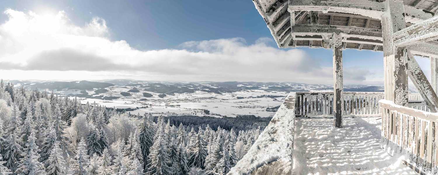 Alpenblick in der Ferienregion Böhmerwald