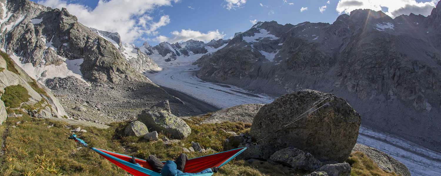Hängematte in den Bergen 