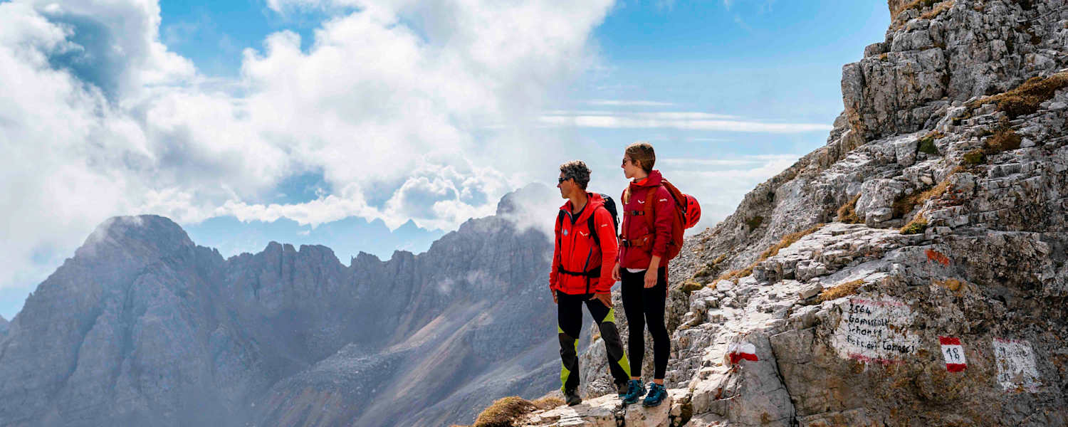 Aussicht von der Gamsstallscharte im Latemar