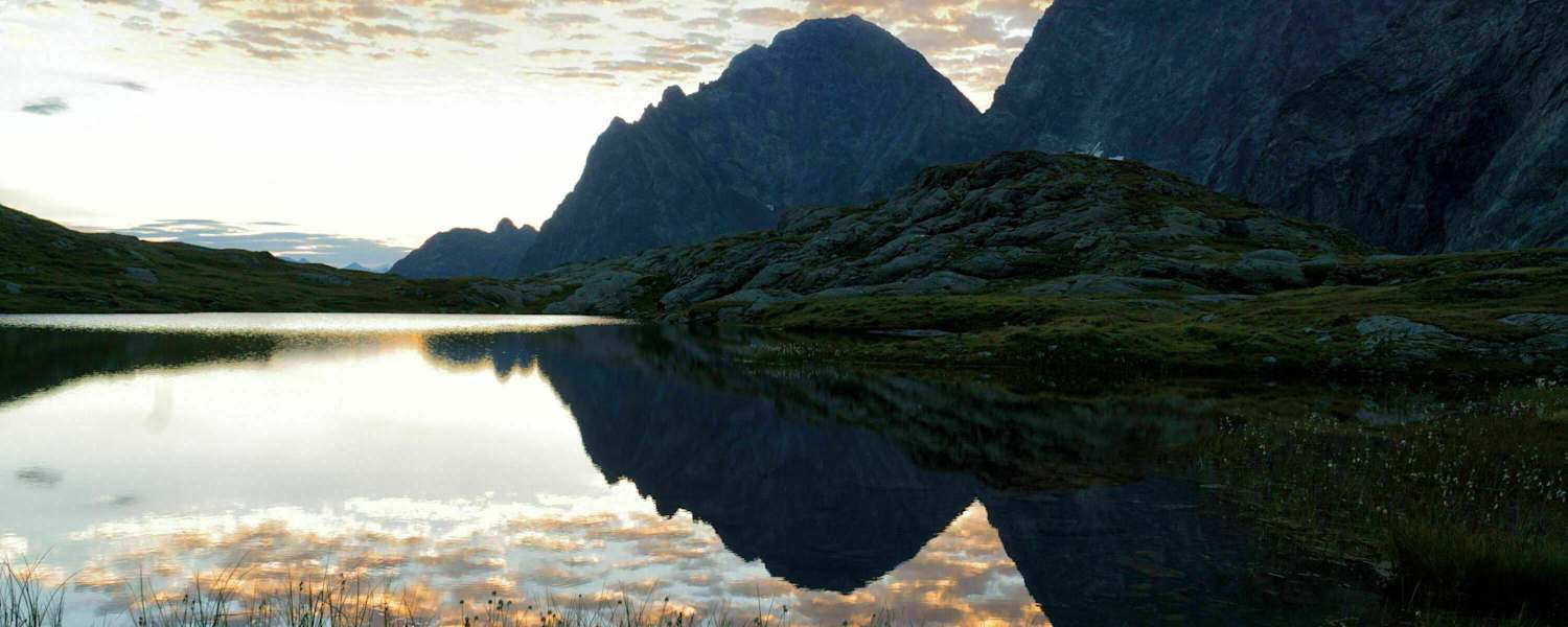 Kurz vor Sonnenaufgang im wilden Gradental im Nationalpark Hohe Tauern
