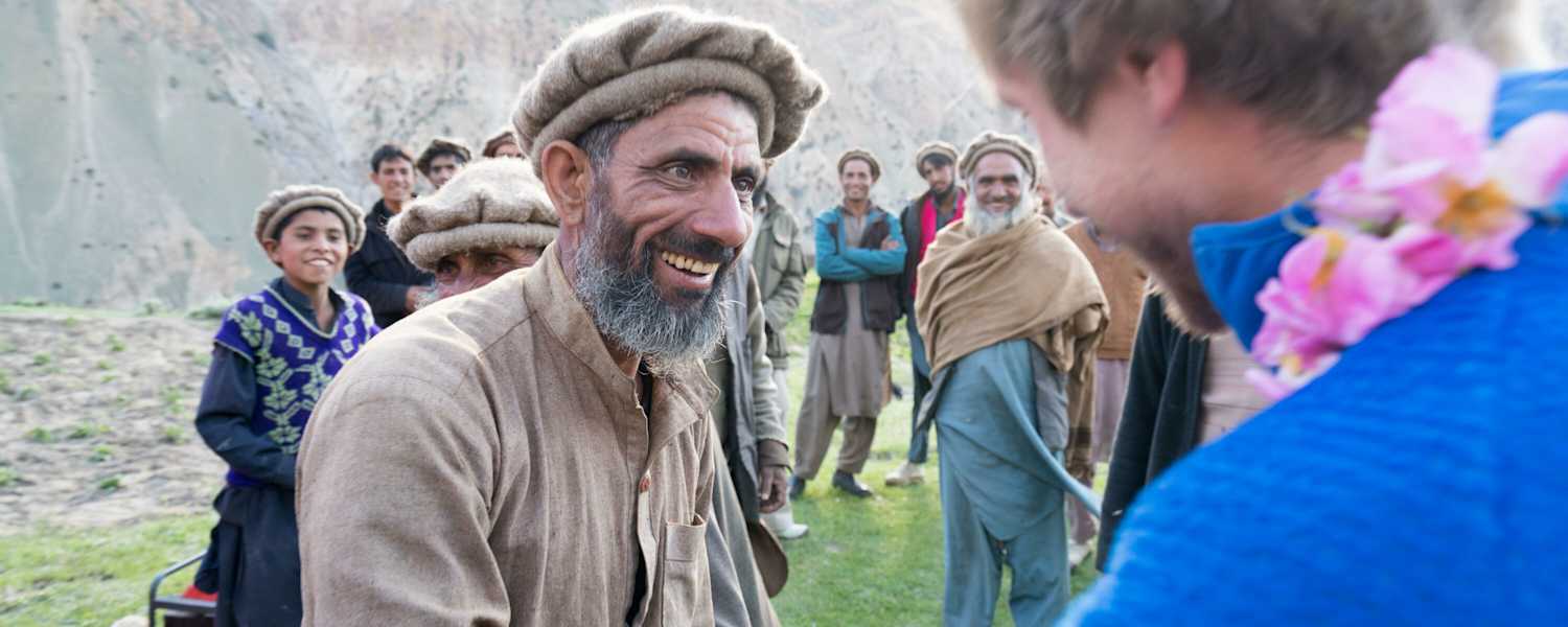 Simon Messner im oberen Bunar-Tal in Pakistan