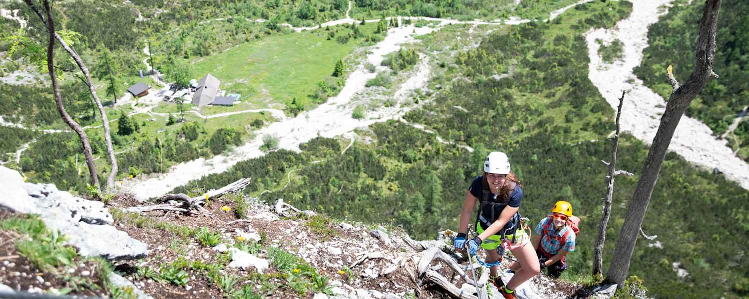 Bergwelten Mein erster Klettersteig