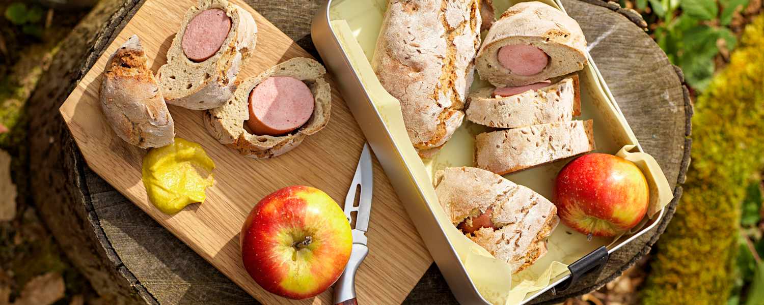 Cervelat im Brotteig