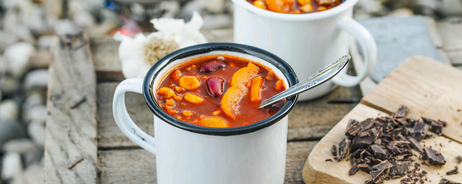 Outdoor-Rezept Chili