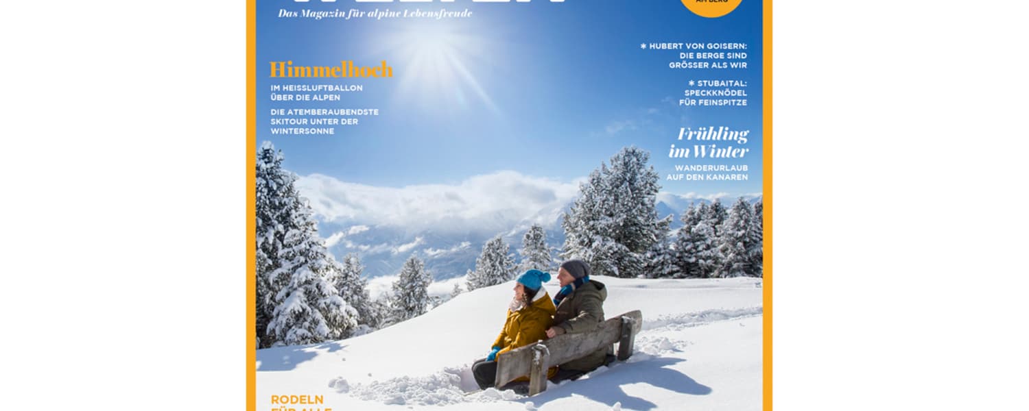Cover Bergwelten Magazin Winter 2015