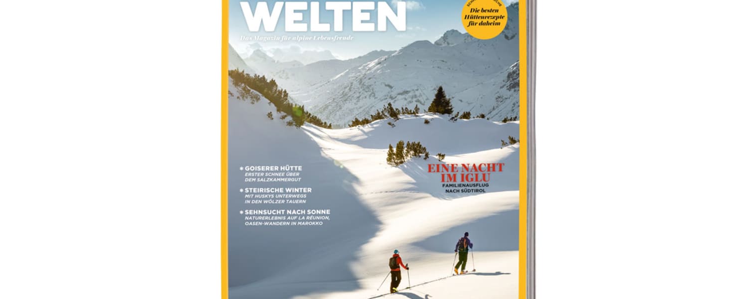Cover des Bergwelten Magazins (Dezember/Jänner 2016/17)