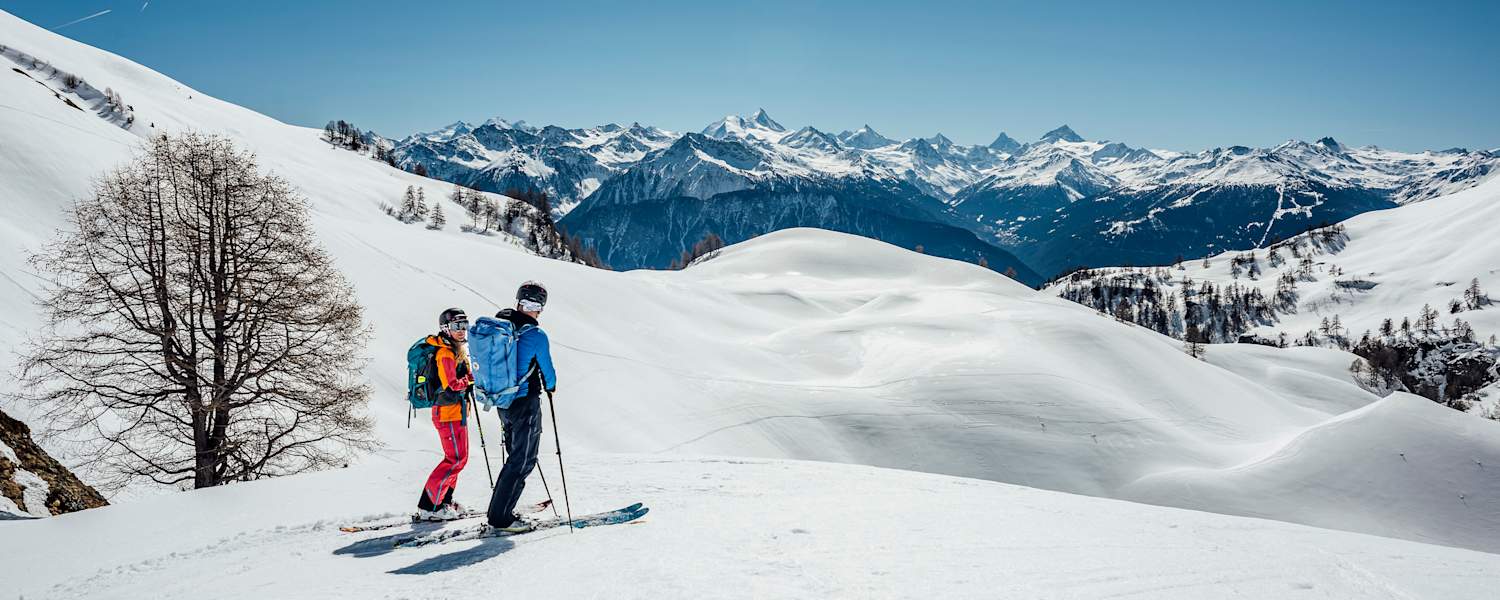 Wintersport á la carte in Crans-Montana