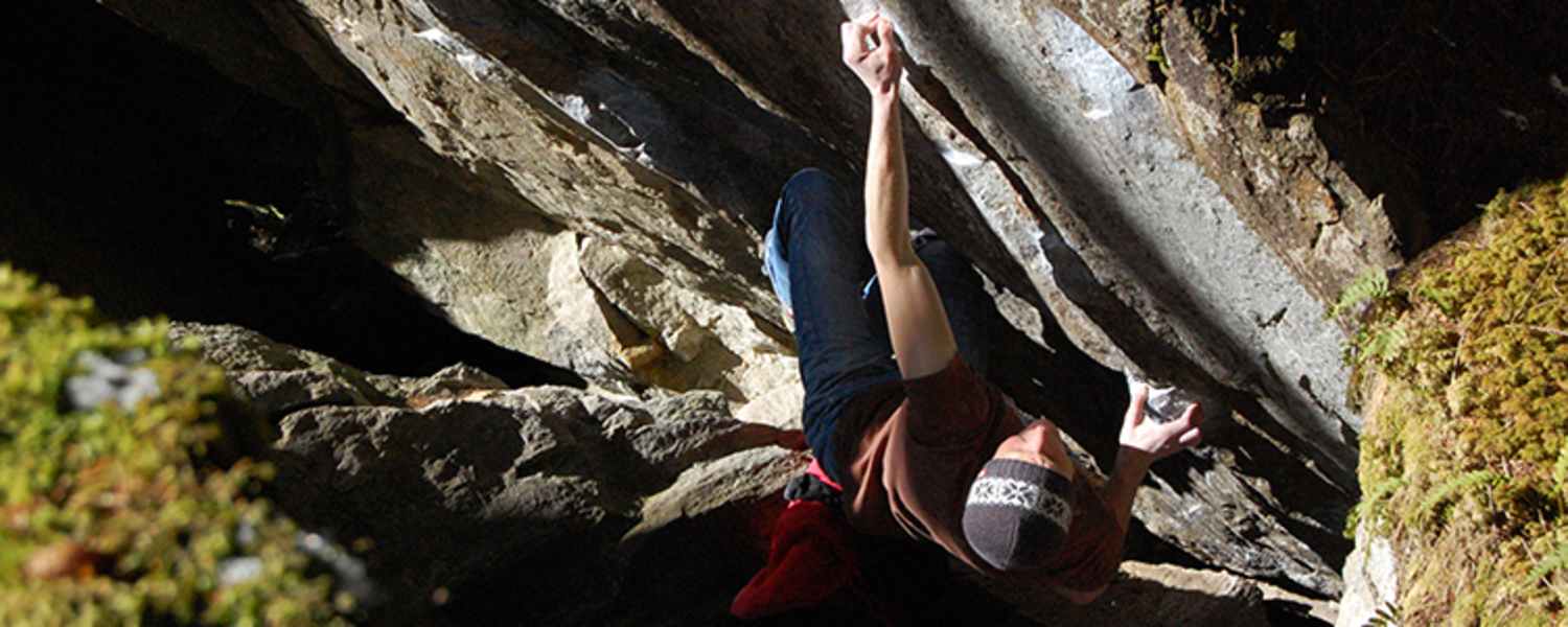 Bouldern im Ginzling Wald