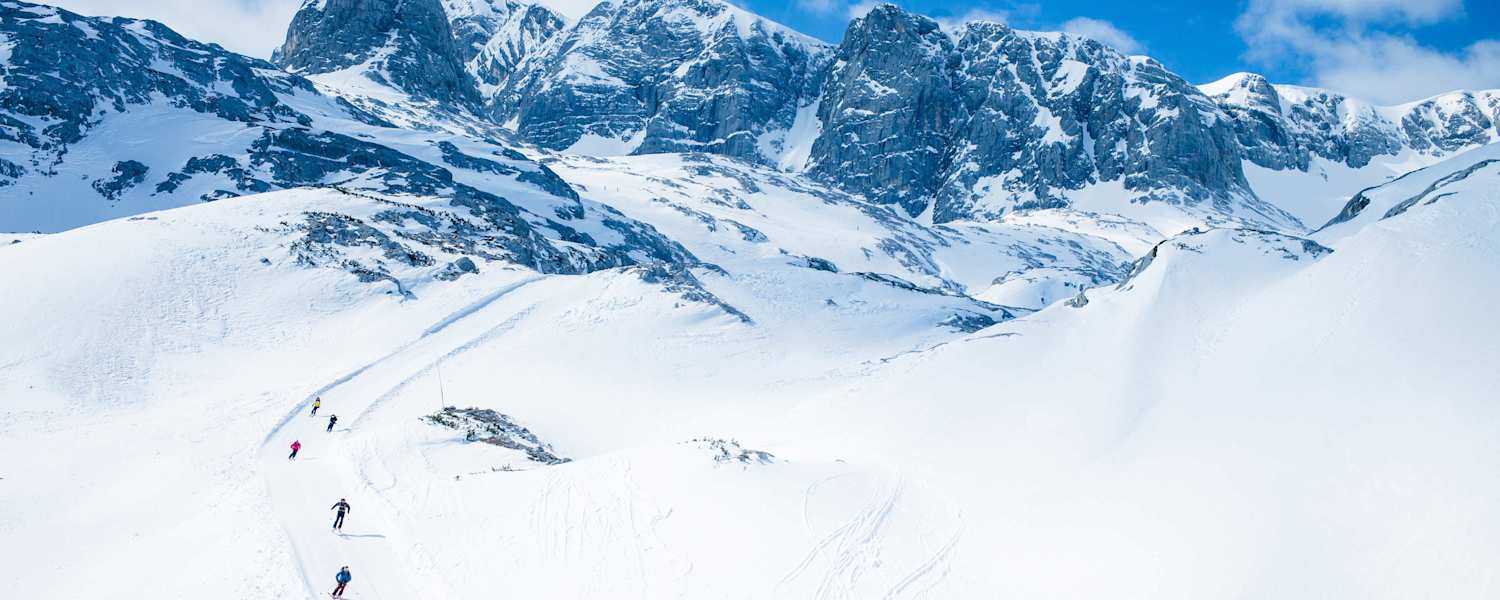 Dachstein Überquerung und die lange Abfahrt
