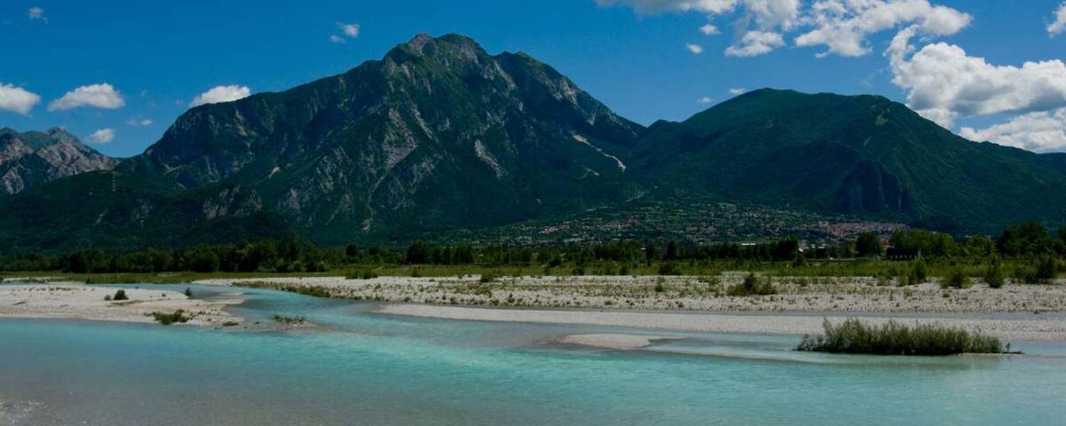 Tagliamento zwischen Braulins und Trasaghis 