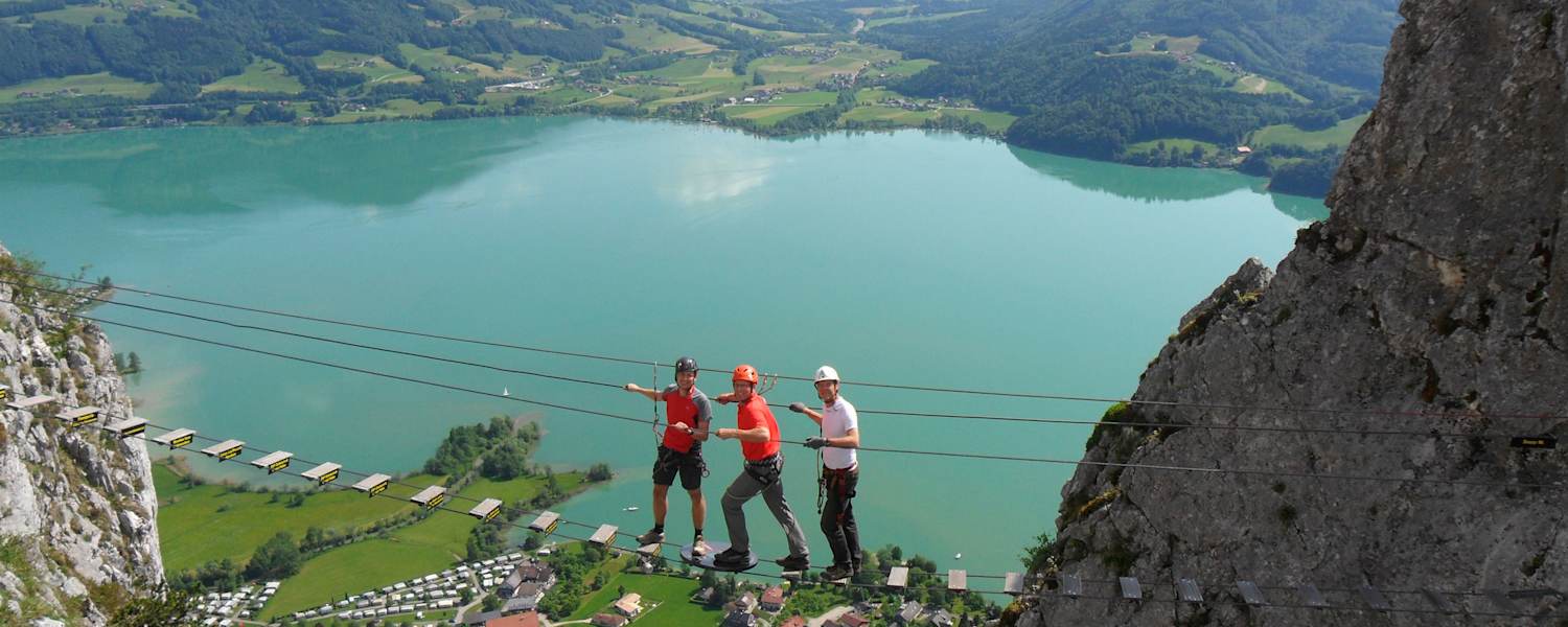 Drachenwand Klettersteig Mondsee