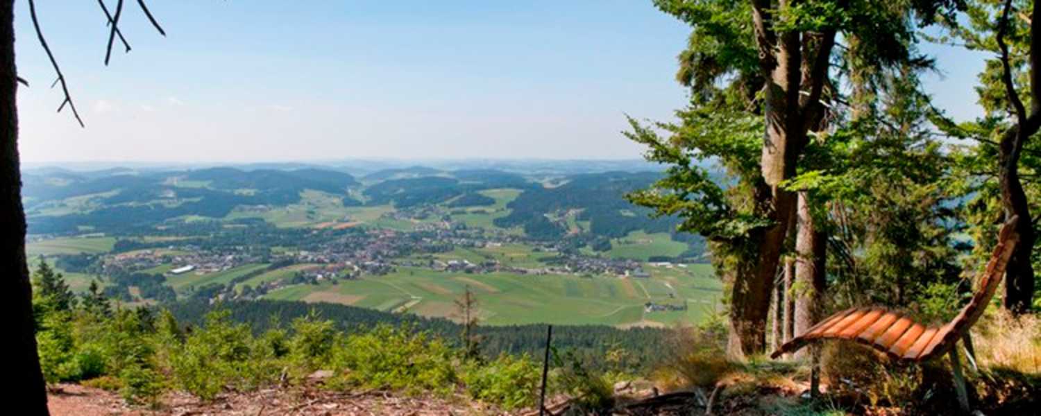Relaxliegen am Hochbuchet mit schönem Blick über den Böhmerwald