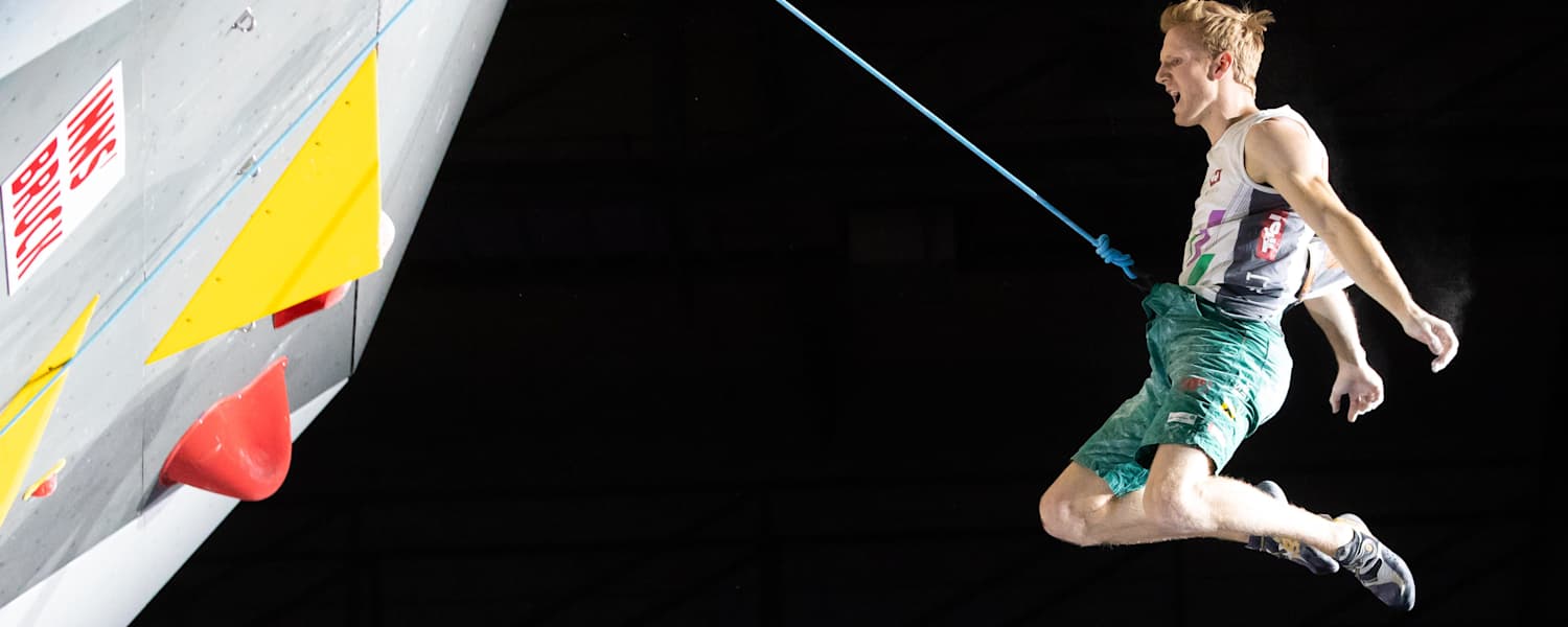 Der Weltmeister im Vorstieg: Jakob Schubert