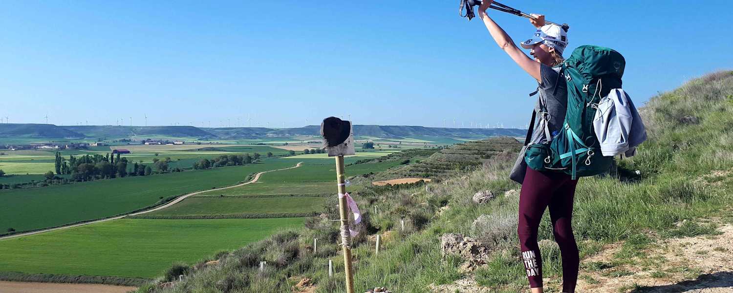 Wir wagen einen Rückblick auf das Jahr 2020: Da durften wir z.B. Jessica Fuchs auf ihrem Jakobsweg begleiten