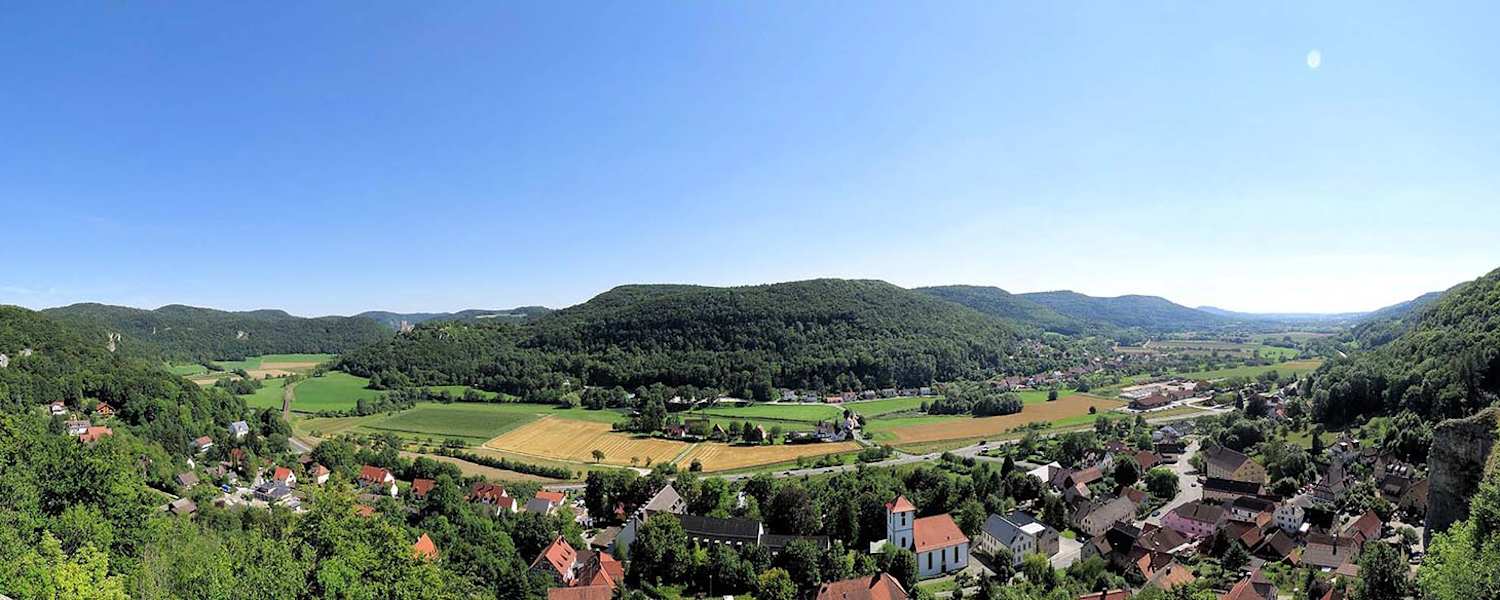 Die Fränkische Schweiz ist ein wunderbares Wandergebiet.