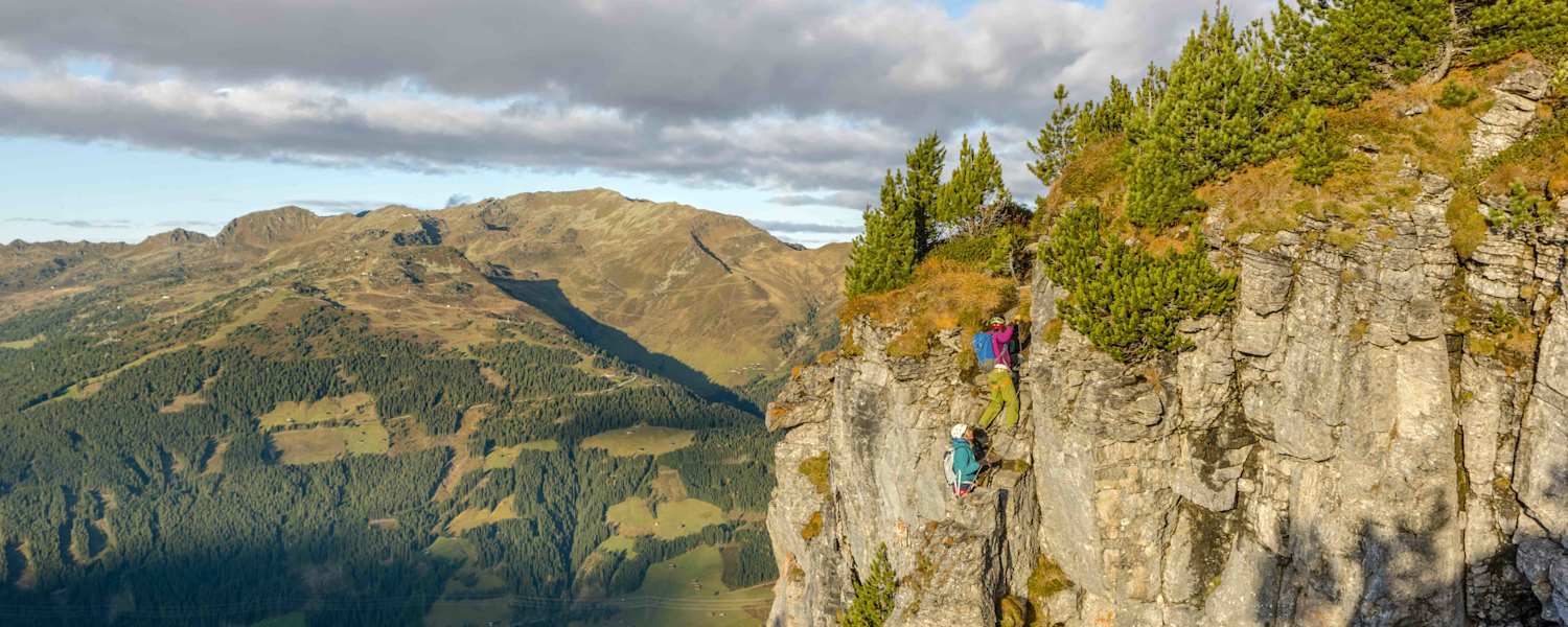 Am Klettersteig Gerlossteinwand