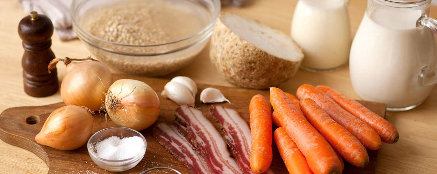 Zutaten Gerstensuppe