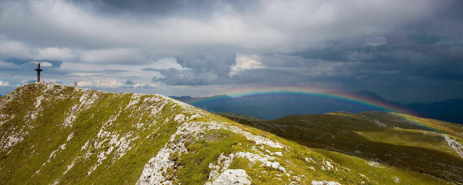Wetterregel Gewitter beim Wandern