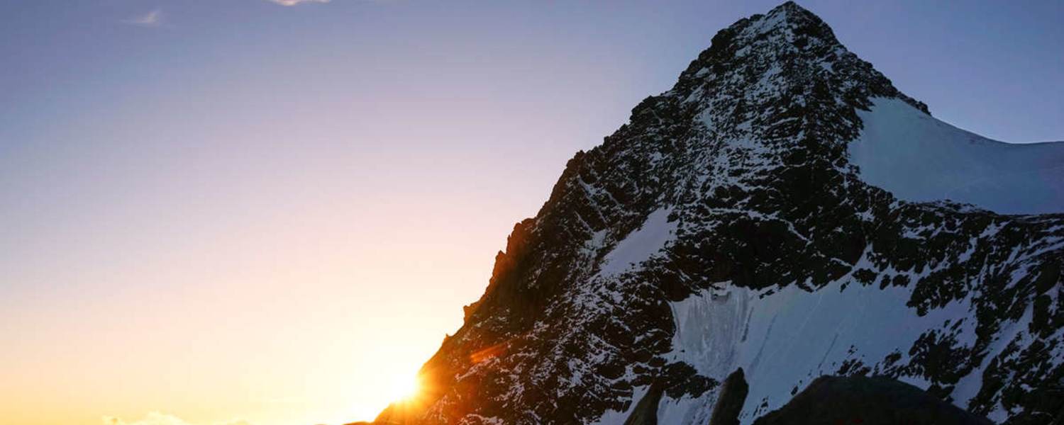 Großglockner bei Sonnenuntergang