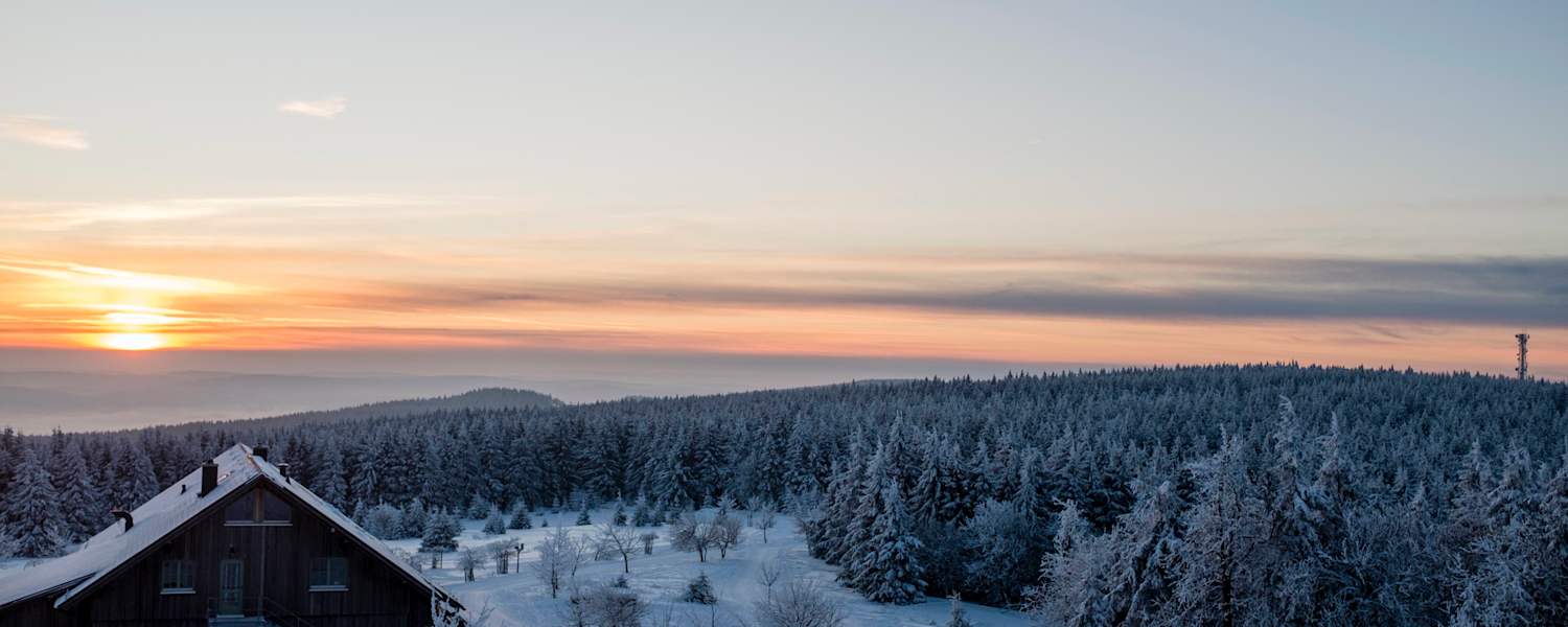 Entspannte Ruhe liegt über dem Thüringer Wald