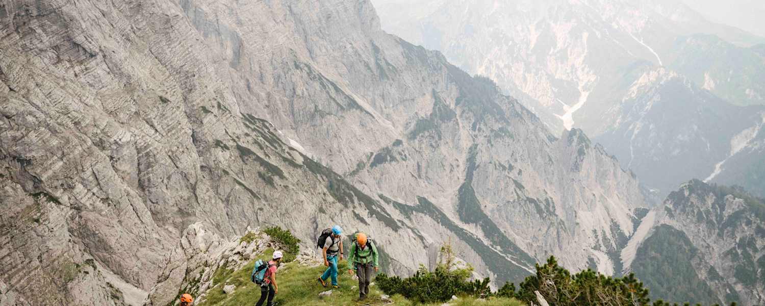 Auf dem Weg zum Hochtor im Gesäuse