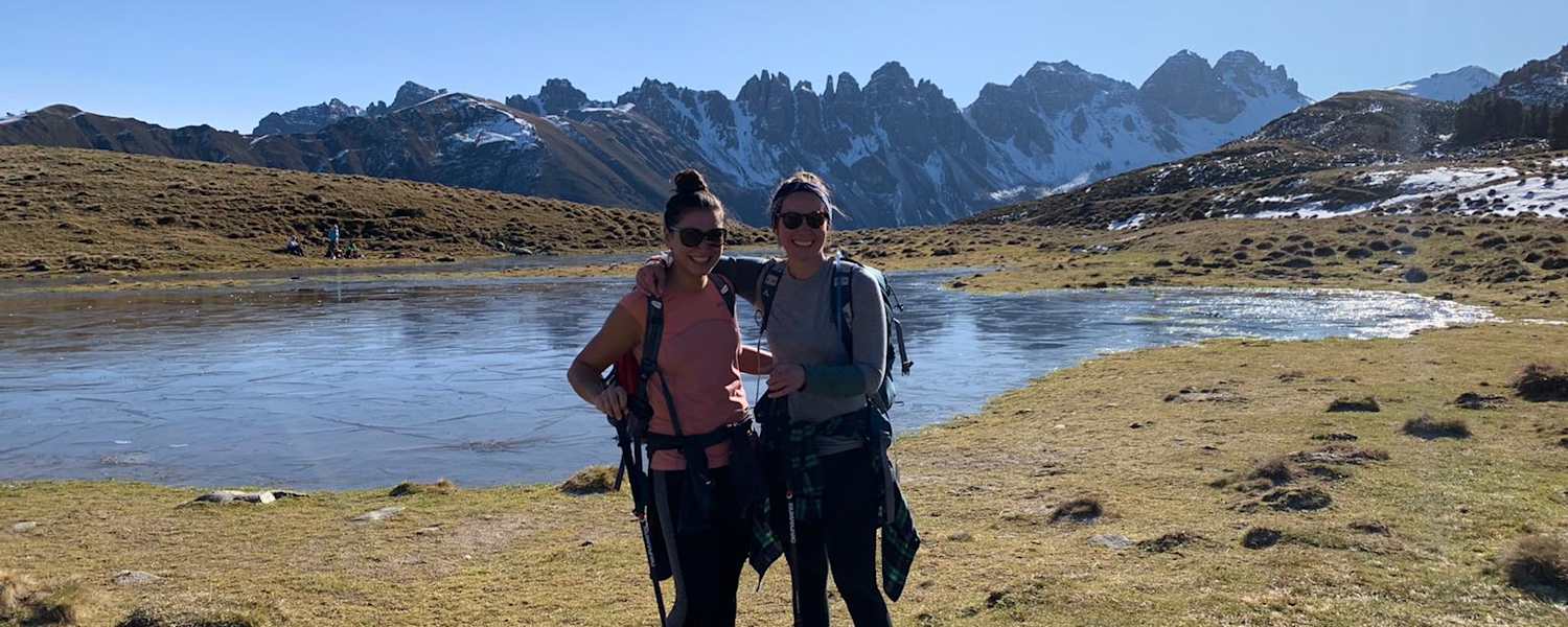 Wanderer beim Salfeinssee