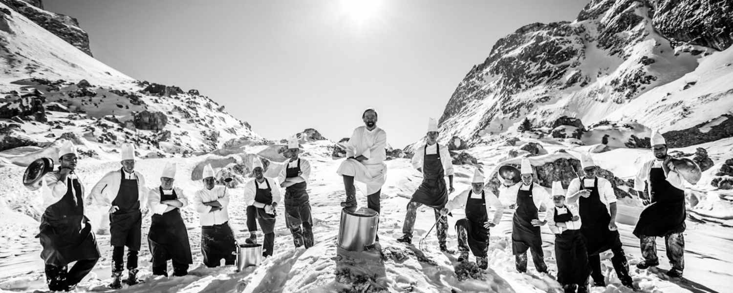 Norbert Niederkofler und seine Köche