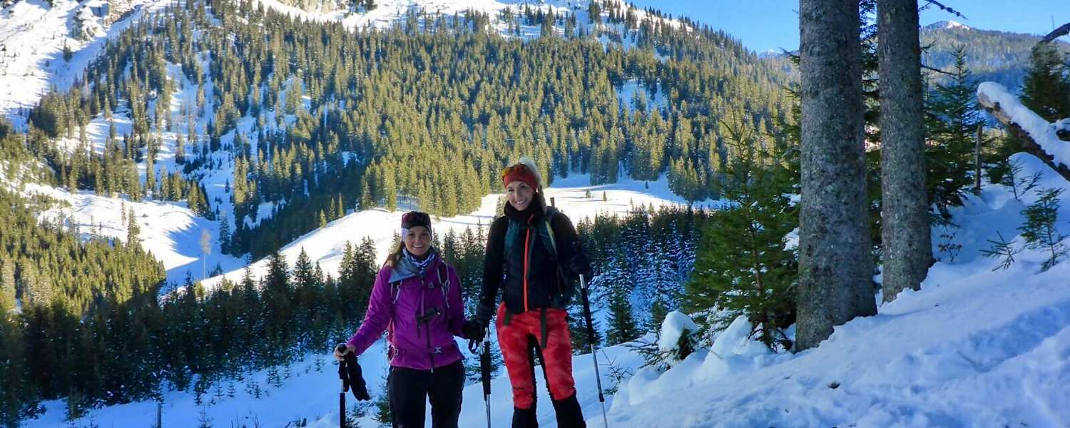 Maggy und Anja Skitouren für Anfänger