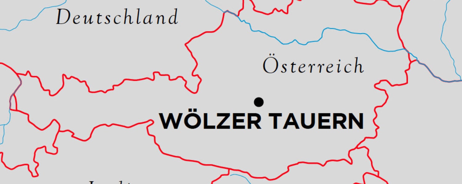 Karte Wölzer Tauern