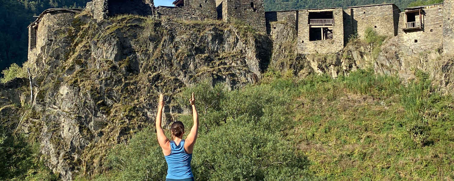 Ana Zirner sucht im Kaukasus ihre Balance