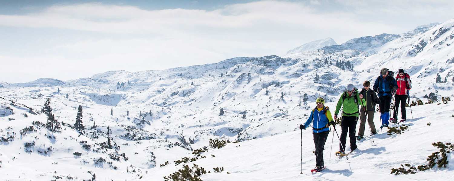 Krippenstein Schneeschuhtouren