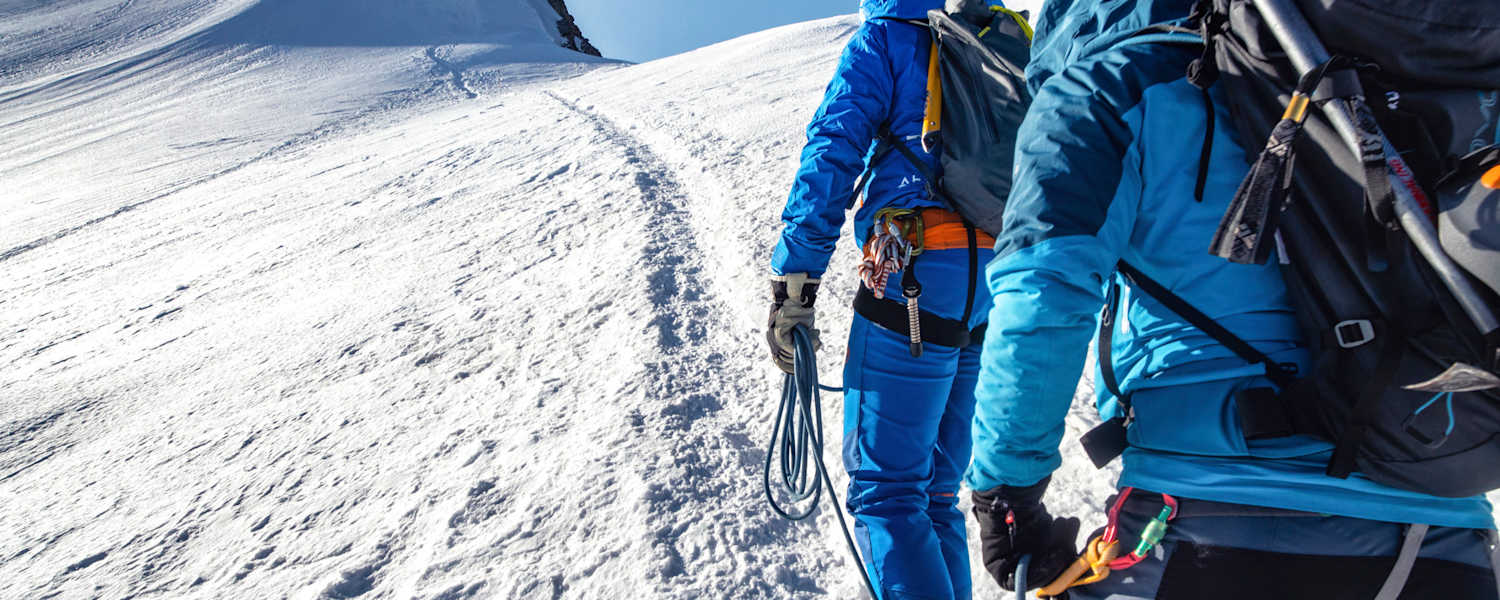 Über das Festjoch auf den Gipfel des Dom (4.545 m)