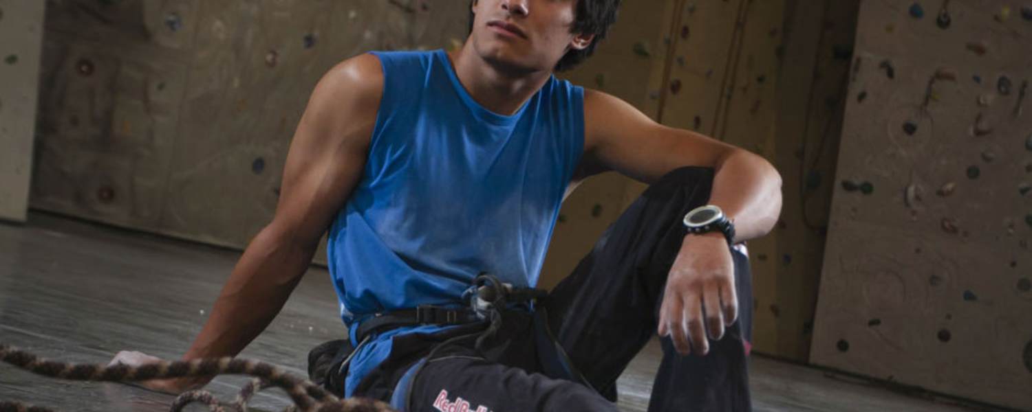 David Lama bei den IFSC Climbing European Championships 2010