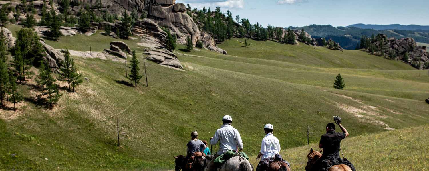Pferdetrekking Mongolei