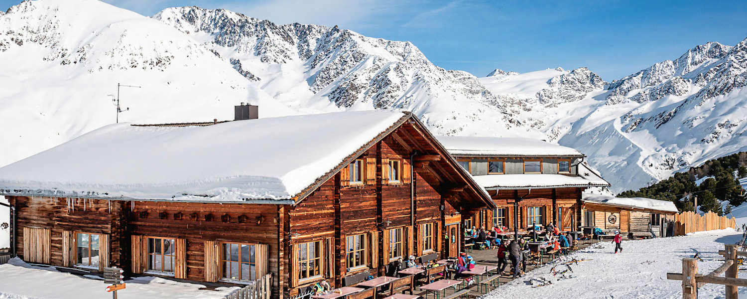 Die Südtiroler Berghütte Maseben in den Ötztaler Alpen