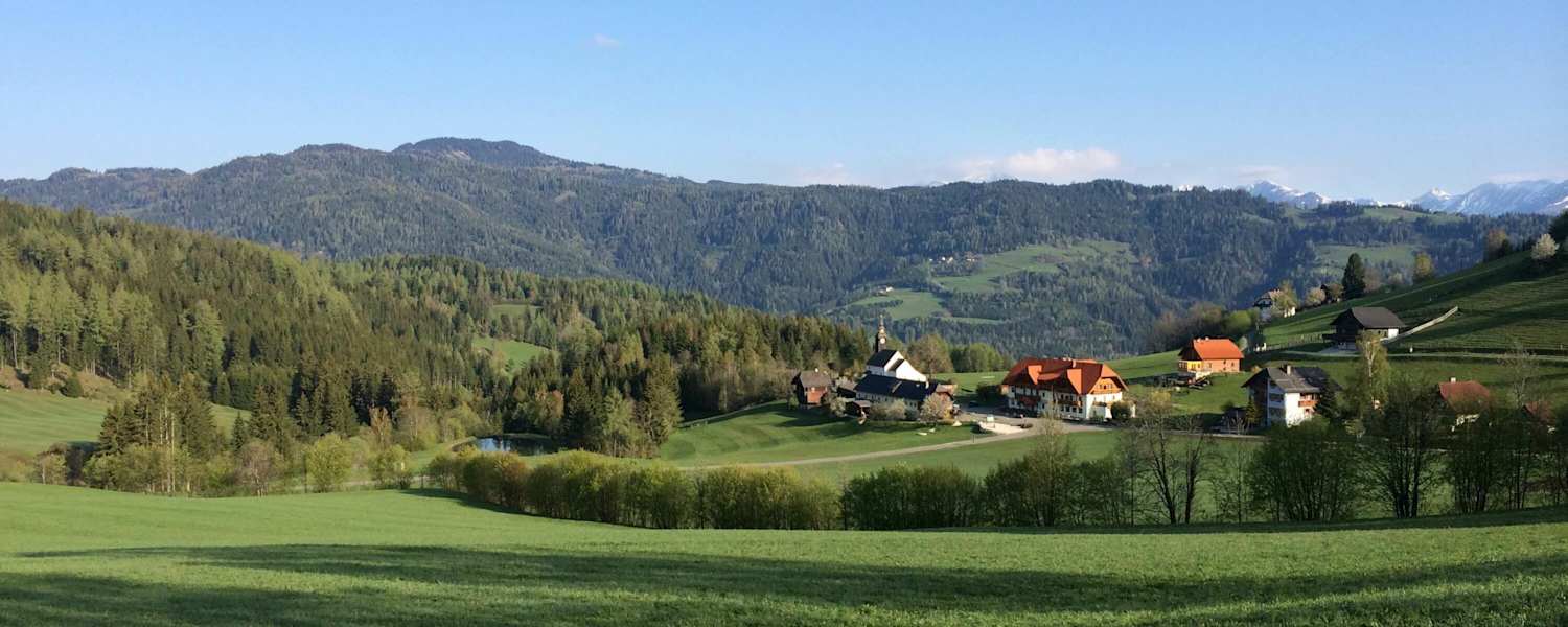Naturpark Zirbitzkogel-Grebenzen, Morgenstimmung Alpengasthof Moser