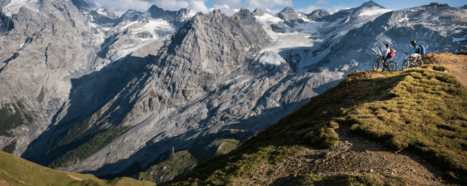Der Moment des Innenhaltens - im Hintergrund der Ortler