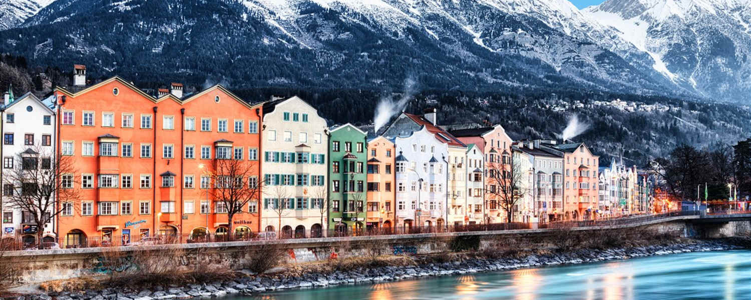 Inn mit Blick auf Nordkette