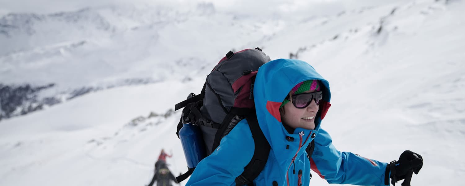 Gerti Ring in den Graubündner Alpen