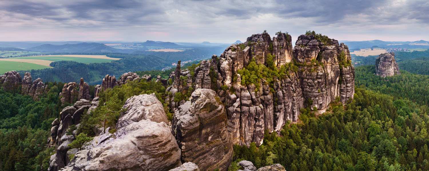 Schrammsteinaussicht am Malerweg
