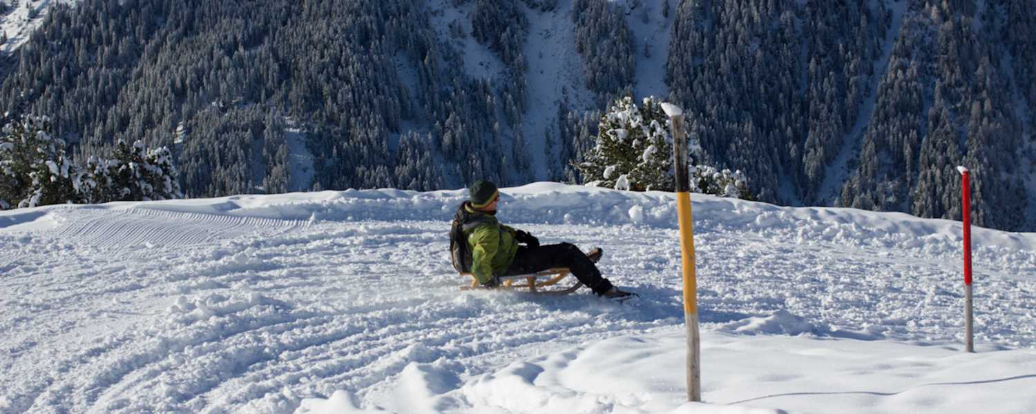 Rodeln auf der Juifenalm