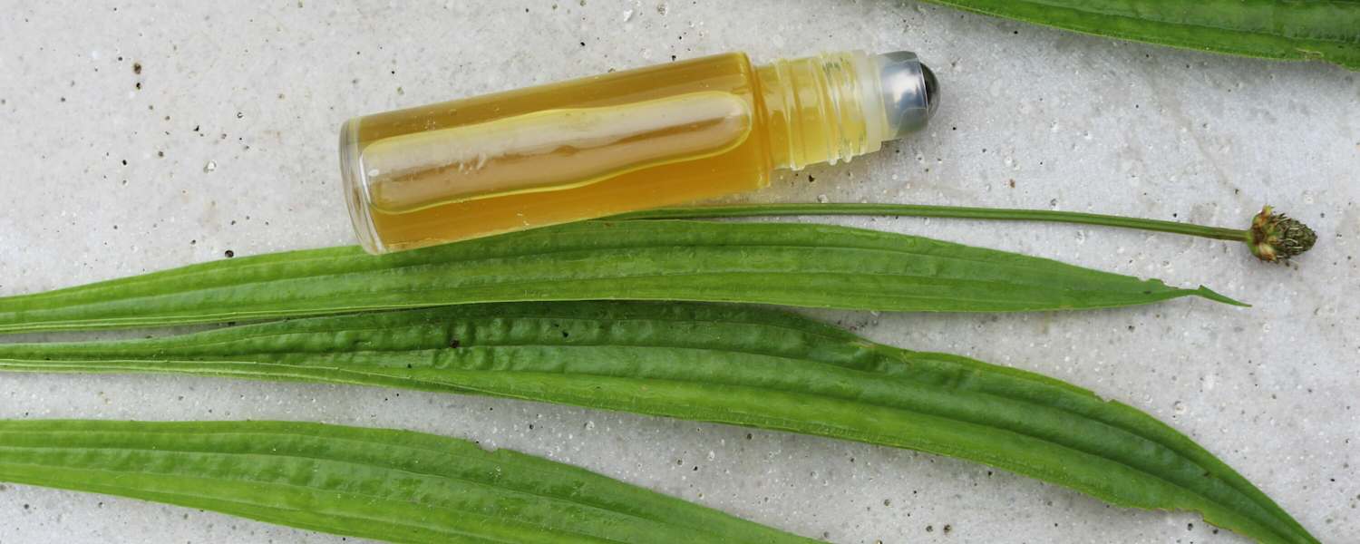 Roll-On mit Spitzwegerich