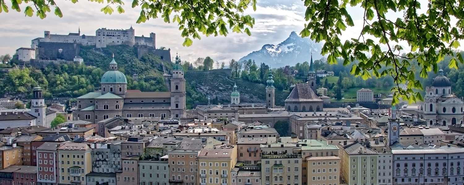 Die Berge vor der Haustür: Blick von Salzburg Richtung Bayern